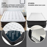 Ophanie Queen Air Mattress, 18-Inch Elevated Inflatable Bed with Built-in Pump, Puncture-Resistant, Quick Inflation/Deflation - Sleep Galleria