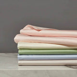 Organic 100% Egyptian Cotton Flat Sheet Solid Color Bed Sheets 800 Thread Count Bedding Sheet Bed Linen Single Queen King Size - Sleep Galleria