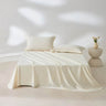 Organic 100% Egyptian Cotton Flat Sheet Solid Color Bed Sheets 800 Thread Count Bedding Sheet Bed Linen Single Queen King Size - Sleep Galleria