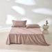 Organic 100% Egyptian Cotton Flat Sheet Solid Color Bed Sheets 800 Thread Count Bedding Sheet Bed Linen Single Queen King Size - Sleep Galleria