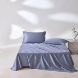 Organic 100% Egyptian Cotton Flat Sheet Solid Color Bed Sheets 800 Thread Count Bedding Sheet Bed Linen Single Queen King Size - Sleep Galleria
