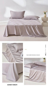 Organic 100% Egyptian Cotton Flat Sheet Solid Color Bed Sheets 800 Thread Count Bedding Sheet Bed Linen Single Queen King Size - Sleep Galleria