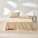 Organic 100% Egyptian Cotton Flat Sheet Solid Color Bed Sheets 800 Thread Count Bedding Sheet Bed Linen Single Queen King Size - Sleep Galleria