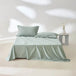 Organic 100% Egyptian Cotton Flat Sheet Solid Color Bed Sheets 800 Thread Count Bedding Sheet Bed Linen Single Queen King Size - Sleep Galleria