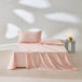 Organic 100% Egyptian Cotton Flat Sheet Solid Color Bed Sheets 800 Thread Count Bedding Sheet Bed Linen Single Queen King Size - Sleep Galleria