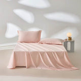 Organic 100% Egyptian Cotton Flat Sheet Solid Color Bed Sheets 800 Thread Count Bedding Sheet Bed Linen Single Queen King Size - Sleep Galleria