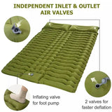 Outdoor 2 Persons Travel Bed Air Mat Double Sleeping Pad for Camping Self-Inflating Mat Sleeping Mattress with Pillow for Hiking - Sleep Galleria
