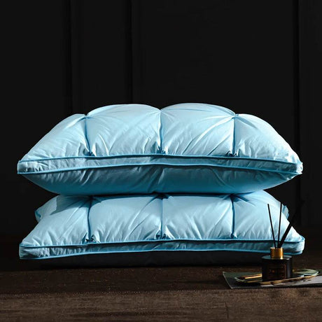 Pair Of Goose Down Feather Neck Pillows - Sleep Galleria