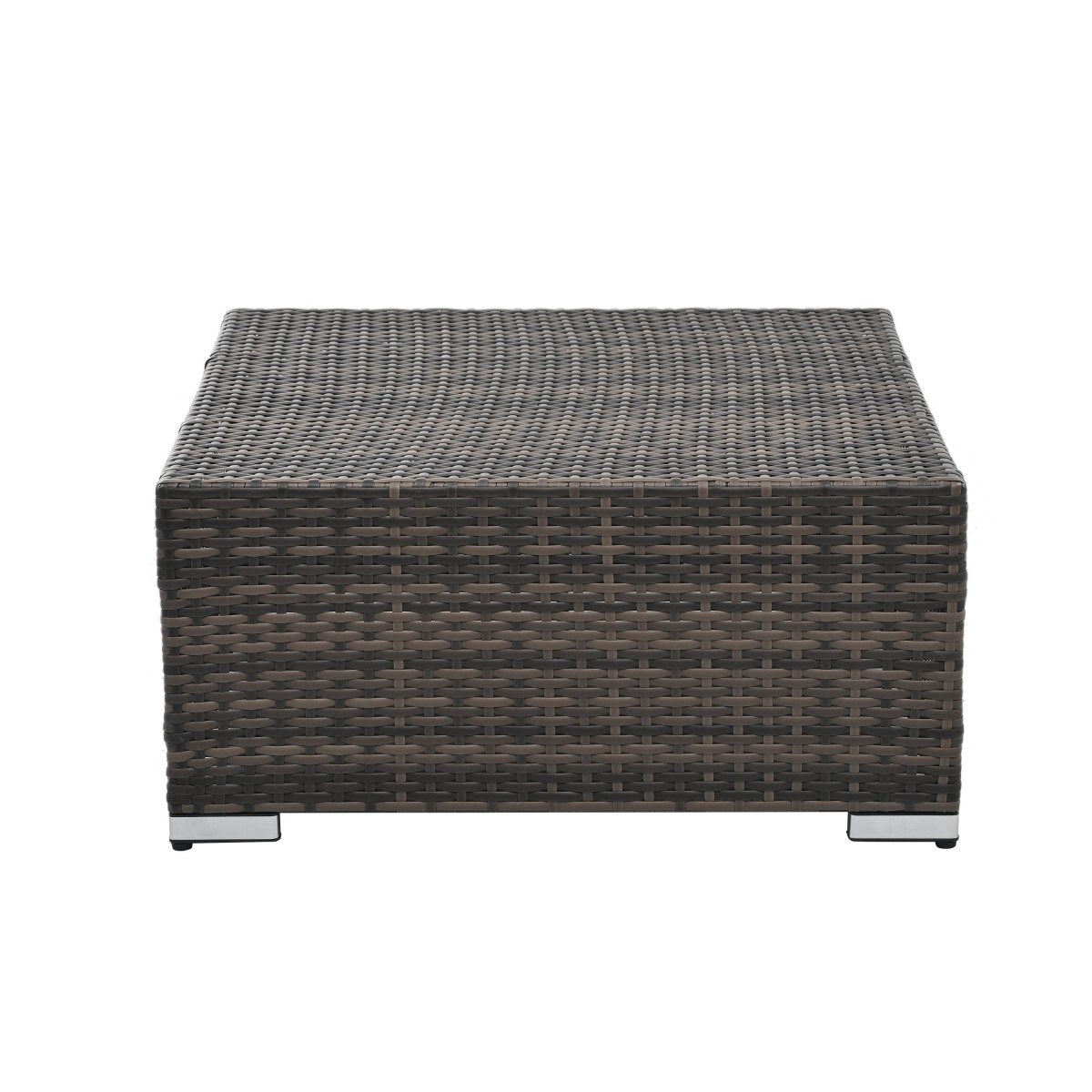 Patio Furniture, Outdoor Furniture, Seasonal PE Wicker Furniture, 4 Set Wicker Furniture With Tempered Glass Coffee Table - Sleep Galleria