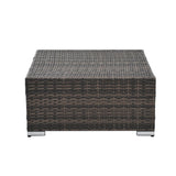 Patio Furniture, Outdoor Furniture, Seasonal PE Wicker Furniture, 4 Set Wicker Furniture With Tempered Glass Coffee Table - Sleep Galleria