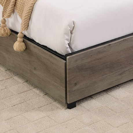 Queen Bed Frame, Storage Headboard with Charging Station, Solid and Stable, Noise Free, No Box Spring Needed, Easy Assembly - Sleep Galleria