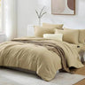 Queen Comforter Set - 7 Pieces Sage Green Soft Bed in a Bag Queen with Fitted Sheet, Flat Sheet, 2 Pillow Shams, and 2 Pillowca - Omega Lifestyles
