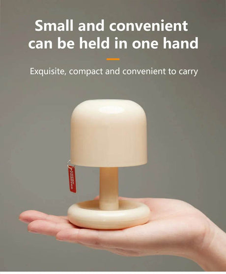 Rechargeable Mushroom Night Light Led Sunset Table Lamp USB Minimalist Desk Bedroom Bar Room Decoration Atmosphere Mood Light - Sleep Galleria