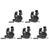 Reusable Silicone Snore Blocker Ear Plug with 10 Eartips Carrying Case Noise Cancelling Ear Plugs for Sleep Deep Focus Travel - Sleep Galleria