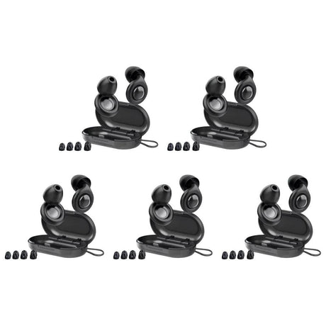 Reusable Silicone Snore Blocker Ear Plug with 10 Eartips Carrying Case Noise Cancelling Ear Plugs for Sleep Deep Focus Travel - Sleep Galleria