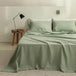 Simple&Opulence 3/4 Pcs 100% Bed Linen Sheet Set Basic Style Washed Natural French Flax Soft Breathable Comforter Sheets Sets - Sleep Galleria