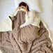 Soft Woolen Blanket for Bedding and Sofa, Warm Lamb Velvet Flannel Cover Blanket for Office, Air Conditioning and Nap - Sleep Galleria