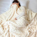 Soft Woolen Blanket for Bedding and Sofa, Warm Lamb Velvet Flannel Cover Blanket for Office, Air Conditioning and Nap - Sleep Galleria