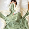 Soft Woolen Blanket for Bedding and Sofa, Warm Lamb Velvet Flannel Cover Blanket for Office, Air Conditioning and Nap - Sleep Galleria