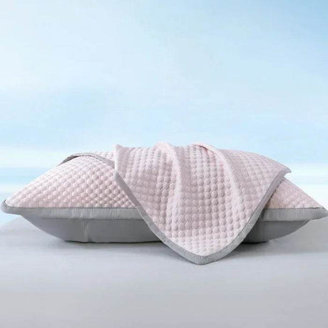 Summer Cooling Pillowcase Solid Color Ice Bean Bean Pillowcase Cool Feeling Air Conditioning Cover Washable (No Pillow) 48x74cm - Sleep Galleria