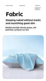 Summer Cooling Pillowcase Solid Color Ice Bean Bean Pillowcase Cool Feeling Air Conditioning Cover Washable (No Pillow) 48x74cm - Sleep Galleria