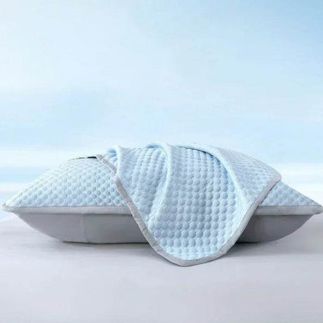 Summer Cooling Pillowcase Solid Color Ice Bean Bean Pillowcase Cool Feeling Air Conditioning Cover Washable (No Pillow) 48x74cm - Sleep Galleria