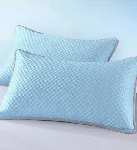 Summer Cooling Pillowcase Solid Color Ice Bean Bean Pillowcase Cool Feeling Air Conditioning Cover Washable (No Pillow) 48x74cm - Sleep Galleria