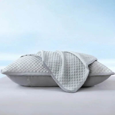 Summer Cooling Pillowcase Solid Color Ice Bean Bean Pillowcase Cool Feeling Air Conditioning Cover Washable (No Pillow) 48x74cm - Sleep Galleria