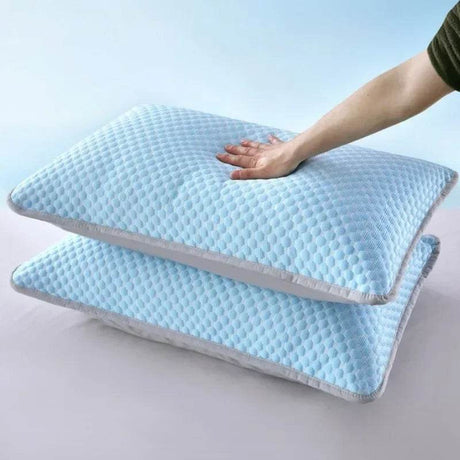 Summer Cooling Pillowcase Solid Color Ice Bean Bean Pillowcase Cool Feeling Air Conditioning Cover Washable (No Pillow) 48x74cm - Sleep Galleria