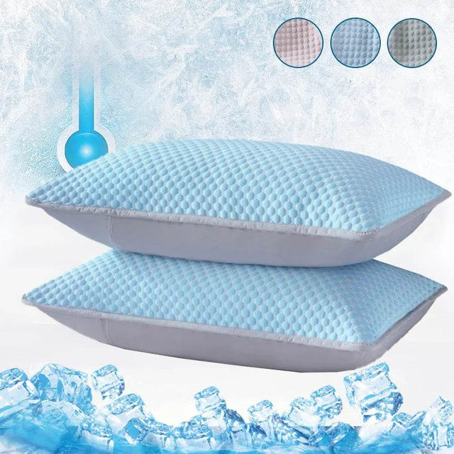 Summer Cooling Pillowcase Solid Color Ice Bean Bean Pillowcase Cool Feeling Air Conditioning Cover Washable (No Pillow) 48x74cm - Sleep Galleria