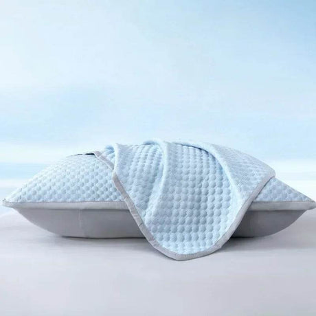 Summer Cooling Pillowcase Solid Color Ice Bean Bean Pillowcase Cool Feeling Air Conditioning Cover Washable (No Pillow) 48x74cm - Sleep Galleria