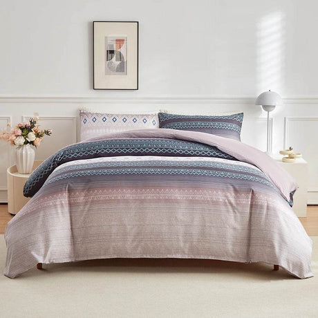 Three-piece quilt set, king size, all-season, multiple colors - Sleep Galleria