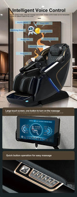 USA Local Delivery 135cmSL Shiatsu 4D Heating Airbag Zero Gravity full body Massage Chair Home Office Chair - Sleep Galleria