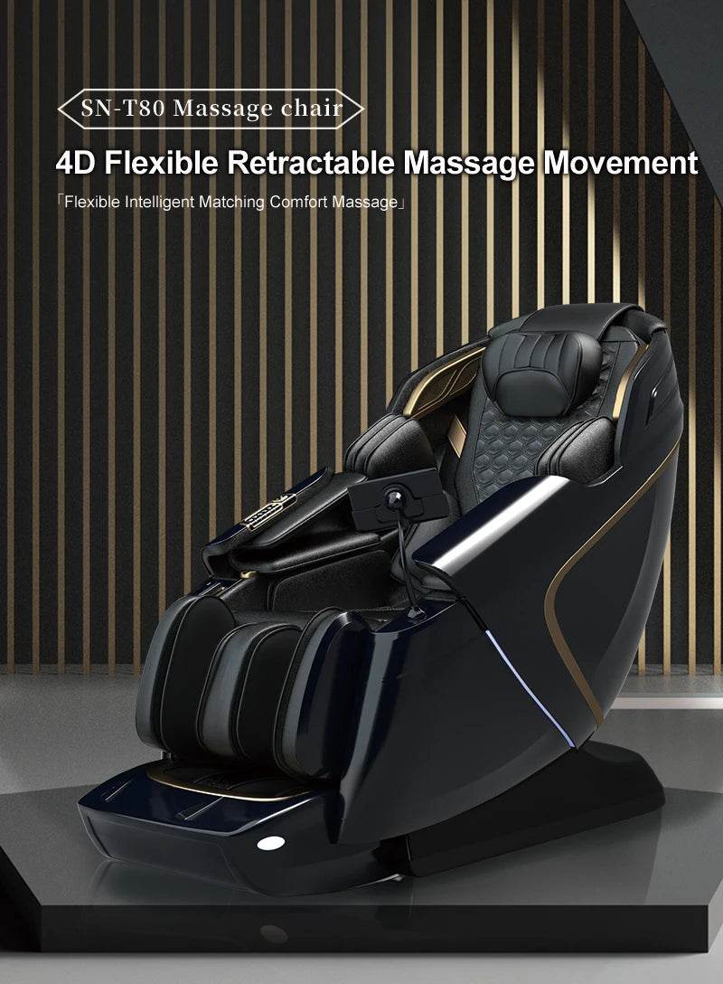 USA Local Delivery 135cmSL Shiatsu 4D Heating Airbag Zero Gravity full body Massage Chair Home Office Chair - Sleep Galleria