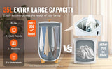 VEVOR 35L Towel Warmer Luxury Large Towel Warmer Bucket with Drying Modes & LED Screen for Bathroom Spa Bathrobe Blanket - Sleep Galleria