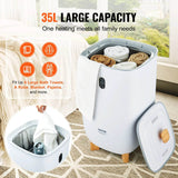 VEVOR 35L Towel Warmer Luxury Large Towel Warmer Bucket with Drying Modes & LED Screen for Bathroom Spa Bathrobe Blanket - Sleep Galleria