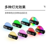 Wake Up Light Sunrise Alarm Clock Wake-up Atmosphere Night Light Smart Alarm Clock Alarm Clocks For Bedrooms Multi-Color Display - Sleep Galleria