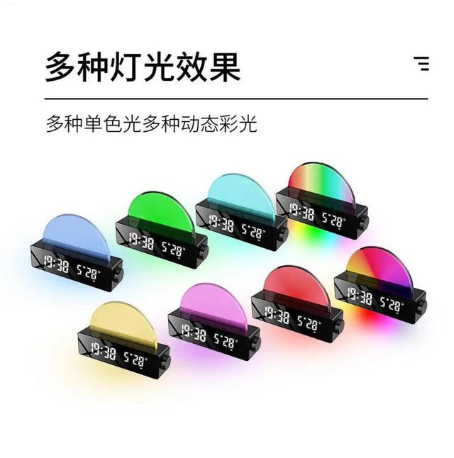 Wake Up Light Sunrise Alarm Clock Wake-up Atmosphere Night Light Smart Alarm Clock Alarm Clocks For Bedrooms Multi-Color Display - Omega Lifestyles