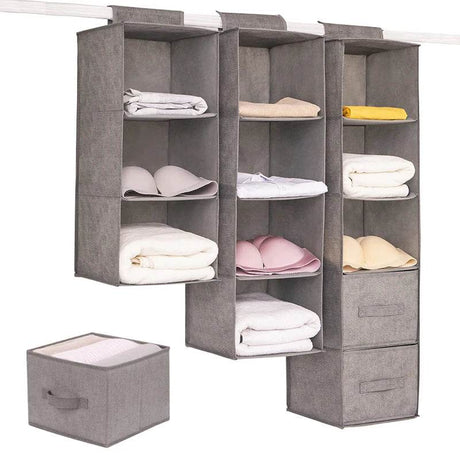 Wardrobe Hanging Storage Bag Interlayer Drawer Type Clothes Clothes Organizer Collapsible Storage Shelves Closet Organizer - Sleep Galleria