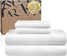 WESTBROOKE Lush Sateen 100% Cotton Sheet Set | King Size Sateen Sheets - 4 Piece Long Staple Cotton Bedding Set with Elasticized - Omega Lifestyles