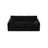 3-In-1 Convertible Velvet Queen Sleeper Sofa Bed With Storage - Omega Lifestyles