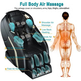 4D Airbag Zero Gravity Full-Body Massage Chair with Foot Roller - Omega Lifestyles