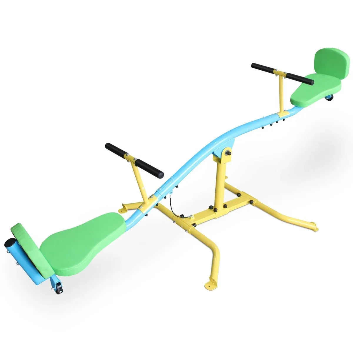Children’s 360-Degree Rotating Double Seesaw With Backrest - Omega Lifestyles