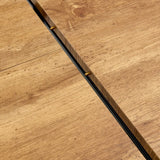 Extendable Round MDF Dining Table With Six PU Chairs - Omega Lifestyles