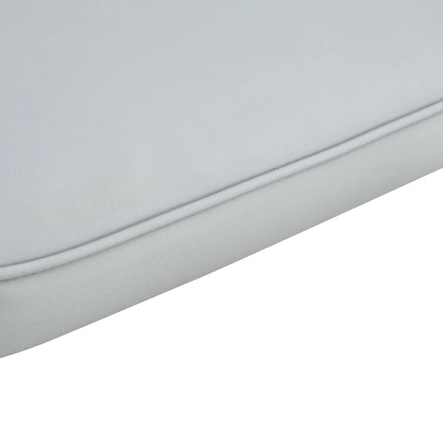 Extendable Round MDF Dining Table With Six PU Chairs - Omega Lifestyles