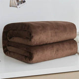 Fluffy Coral Fleece Plush Winter Blanket - Sleep Galleria