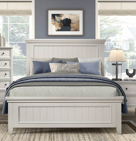 Full Size Farmhouse Panel Wood Bed Frame - Slumberine - Omega Lifestyles