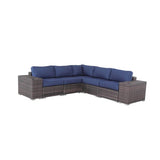 Fully Assembled Rattan Wicker 4 - Person Outdoor Seating Group - Slumberine - Omega Lifestyles