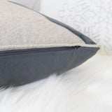 Holiday Reindeer Velvet Accent Decorative Pillow 20x20 - Slumberine - Omega Lifestyles