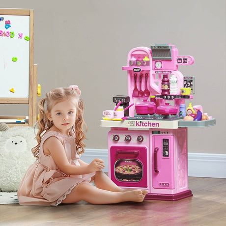 Interactive Kids Plastic Play Kitchen Set With Sounds - Slumberine - Omega Lifestyles